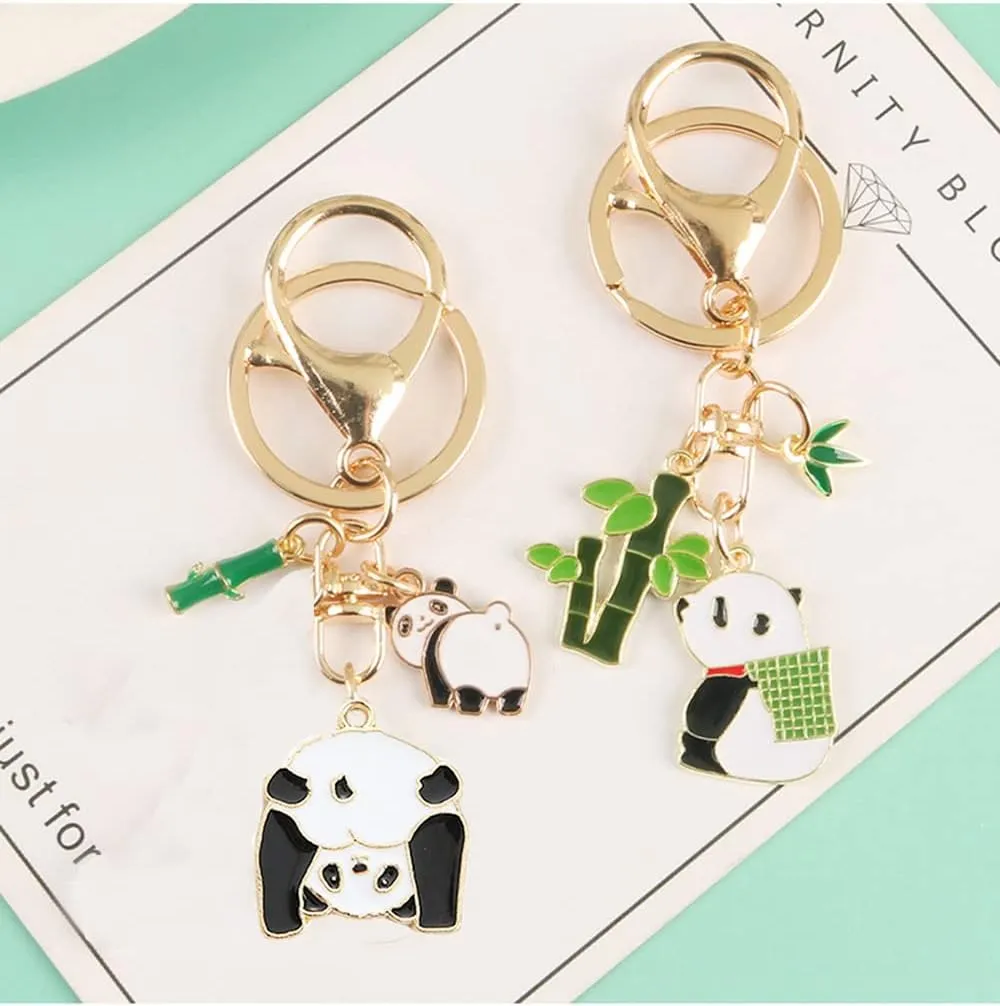 Cute Couples Keychains Anime Charms Key Rings Purse Charms
