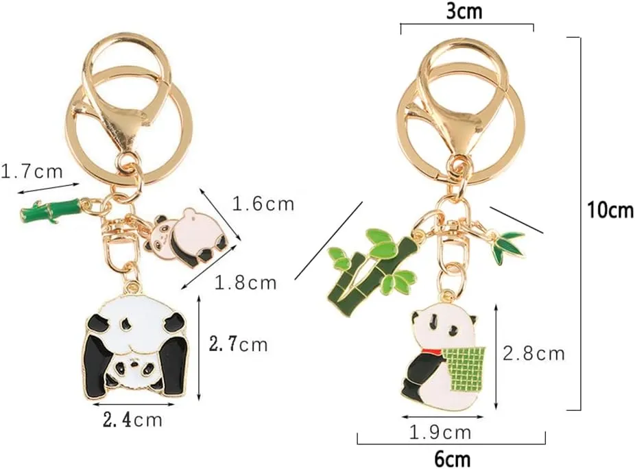 Cute Couples Keychains Anime Charms Key Rings Purse Charms