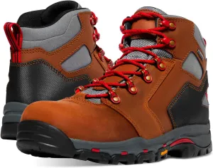 Danner Vicious 4.5 Waterproof Work Boots for Men - Full-Grain Leather with Breathable Gore-Tex Lining, Speed Lace System, and Non Slip Heeled Outsole