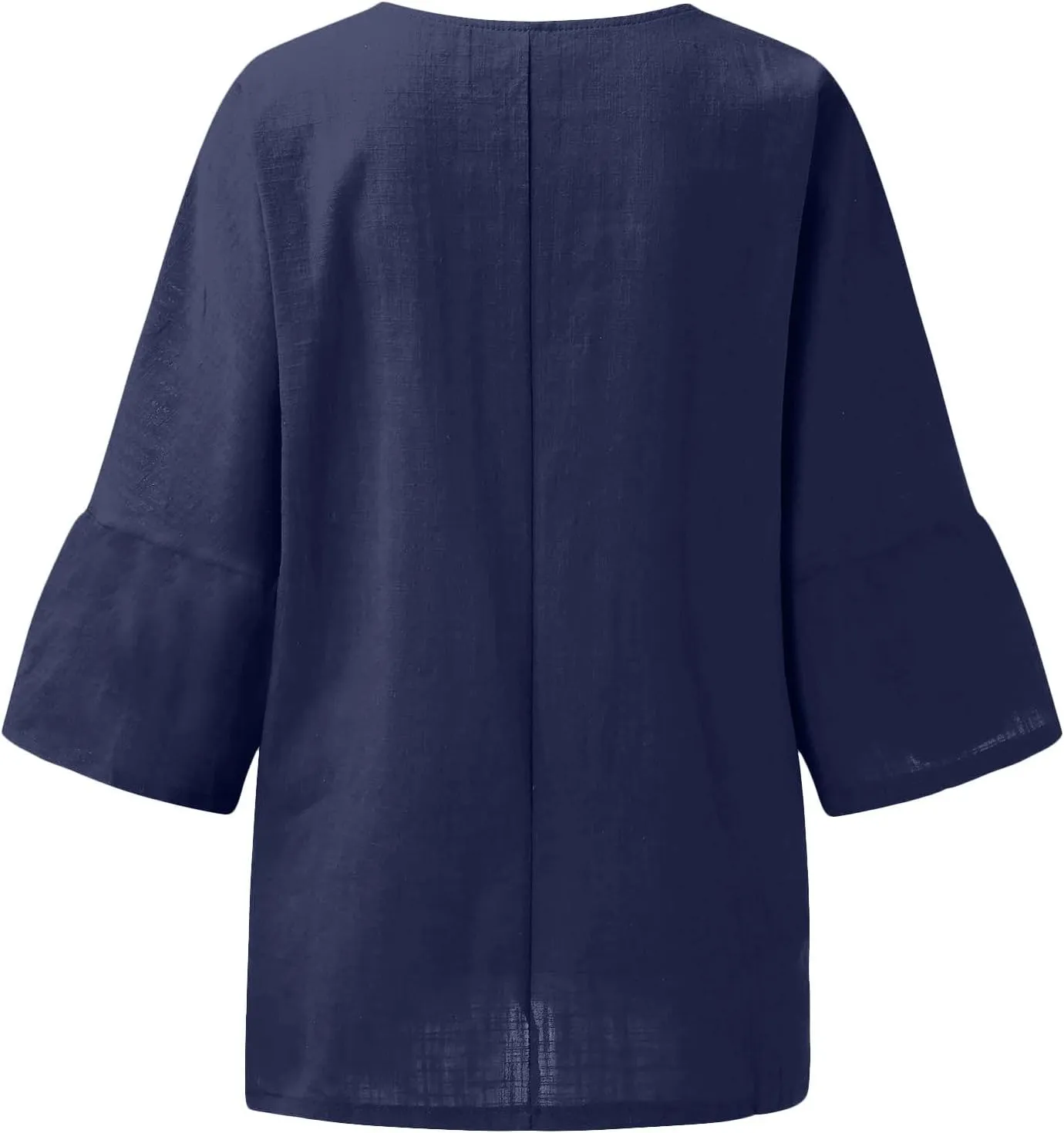 DASAYO Womens Summer Tops 2023 Trendy Cotton Linen Shirts for Women Loose Fit Vintage Going Out Blouses Fashion 2023 Outfits