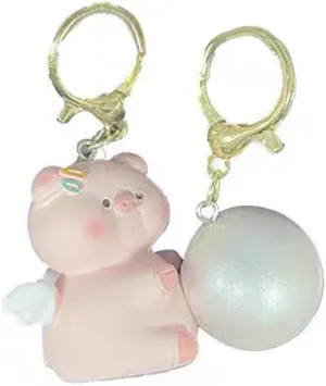 Detachable Love Pendant for Him and Her Love Inspired Magnetic Couple Keychains Charm Easy to Carry Matching Accessories