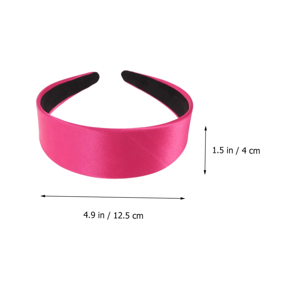 DOITOOL 2sets Hair Hoops Solid Headband Elegant for Women Girls Velvet Hairband Fashion Design 2pcs*2