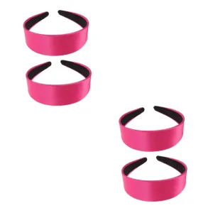 DOITOOL 2sets Hair Hoops Solid Headband Elegant for Women Girls Velvet Hairband Fashion Design 2pcs*2
