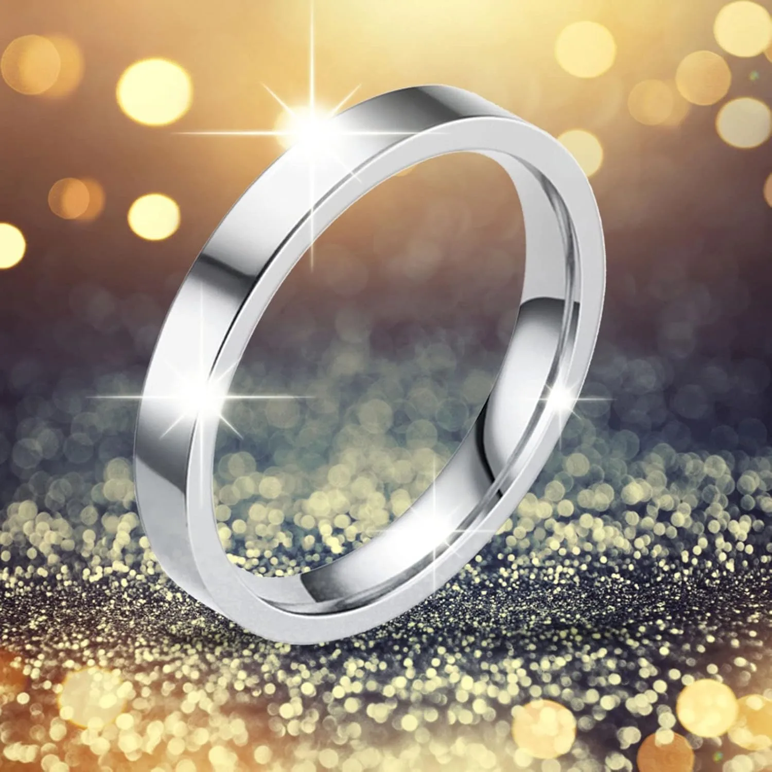 Dome Polished Midi Ring Simple for Men Women Wedding Classic Jewelry Stainless Steel Stackable Band Stacking Rings