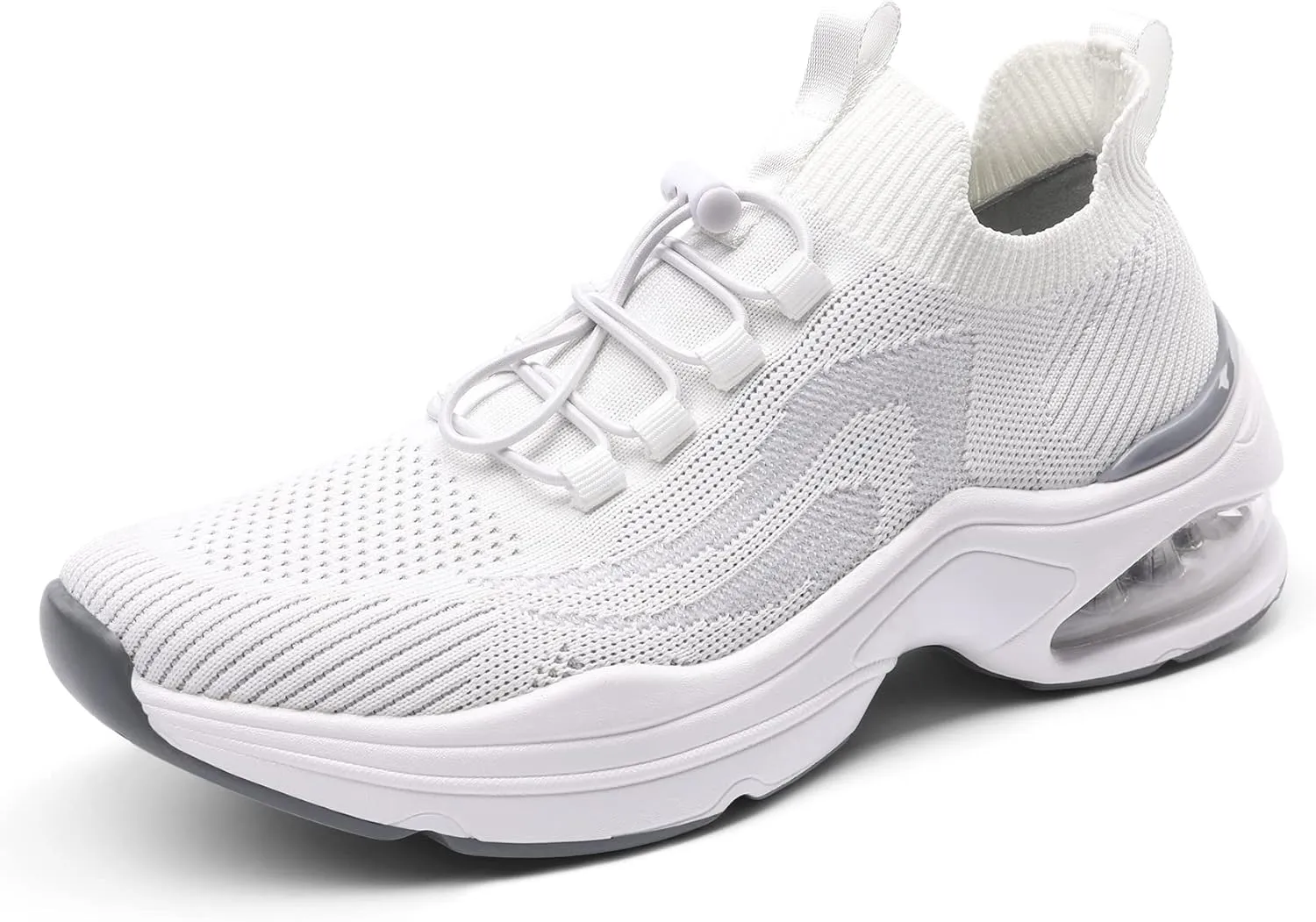 DREAM PAIRS Women's Walking Sneakers, Slip-on Air Cushion Nori Slip Resistant Tennis Casual Gym Workout Chas Nurse Restaurant Work Shoes