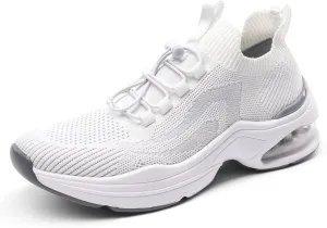 DREAM PAIRS Women's Walking Sneakers, Slip-on Air Cushion Nori Slip Resistant Tennis Casual Gym Workout Chas Nurse Restaurant Work Shoes