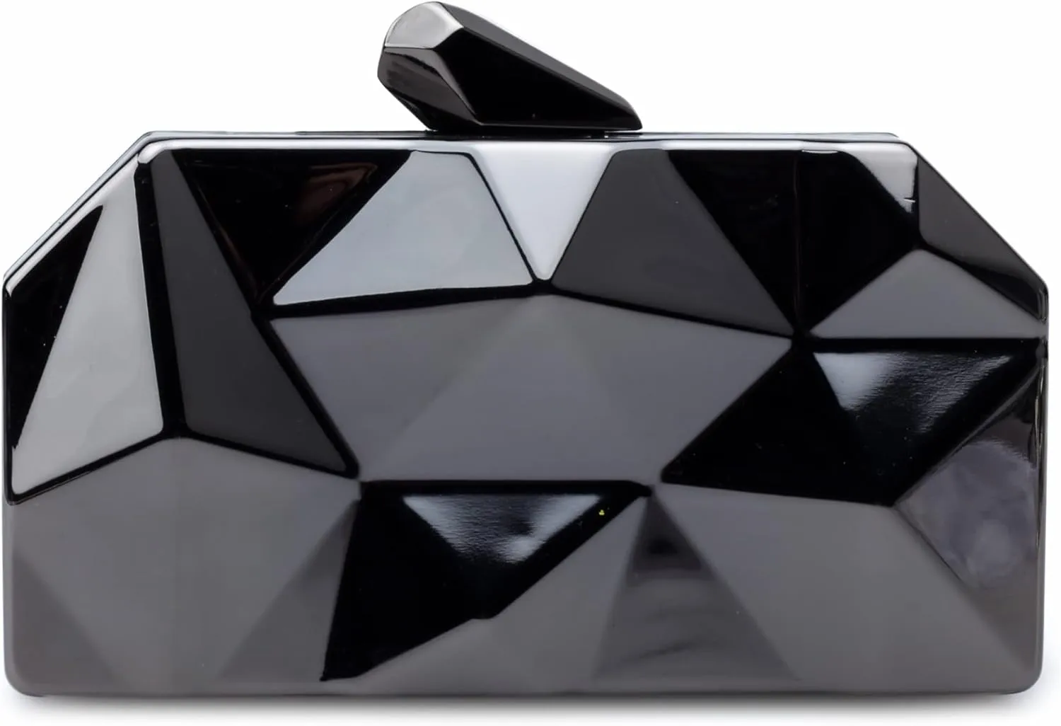 Emprier Womens Geometric Metal Evening Clutch Purse Fashion Small Evening Shoulder Bags Box Clutch Bags