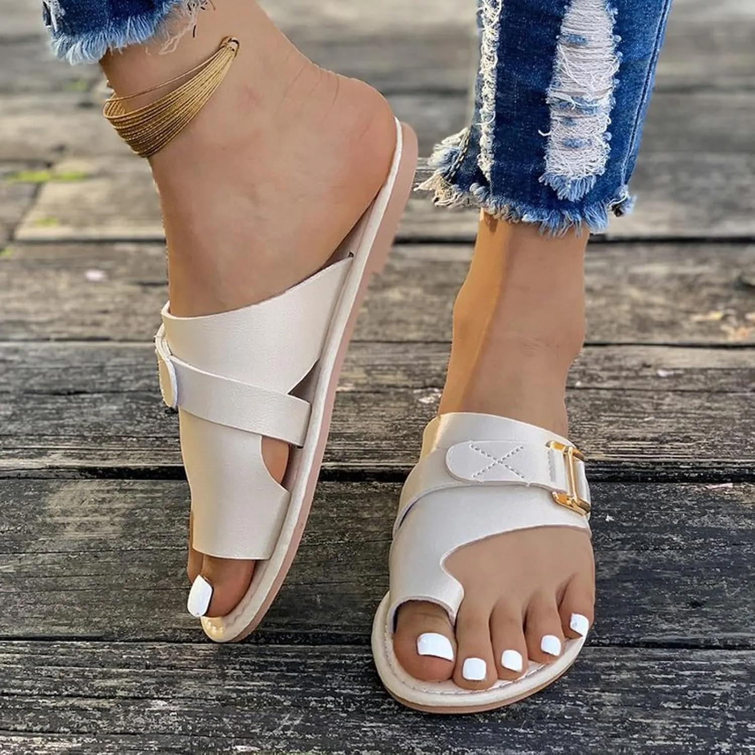 Fashion Slides Slippers for Summer Summer Home Household Indoor Slip Thick Soled PVC Women Slippers