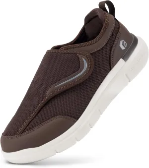 FitVille Diabetic Shoes for Men Wide Width for Swollen Feet, Extra Wide Shoes for Men with Fully Adjustable Straps