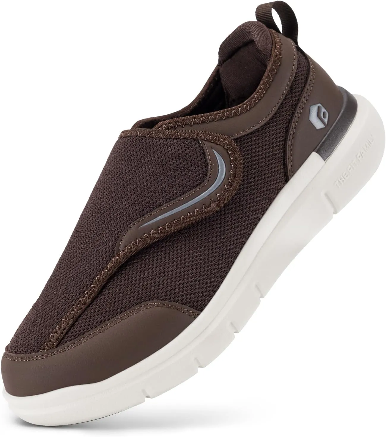 FitVille Diabetic Shoes for Men Wide Width for Swollen Feet, Extra Wide Shoes for Men with Fully Adjustable Straps