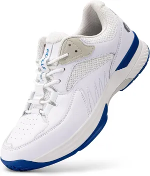 FitVille Mens Wide Pickleball Shoes All Court Tennis Shoes with Arch Support for Plantar Fasciitis