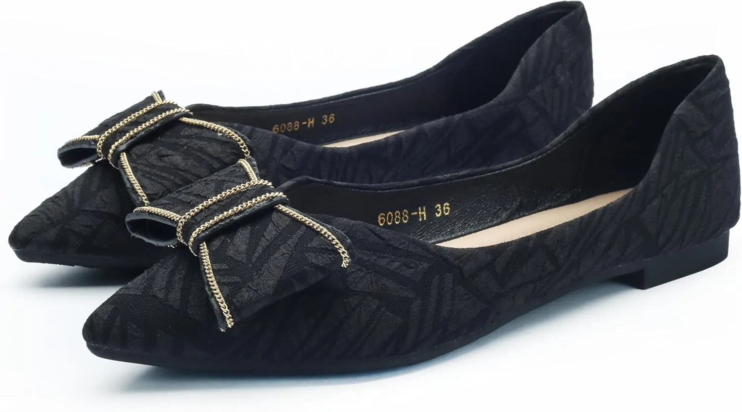 Flats for Womens Pointed Toe Ballet Flats, Bowknot Ballet Flats, Comfort Pointed Toe Dress Shoes