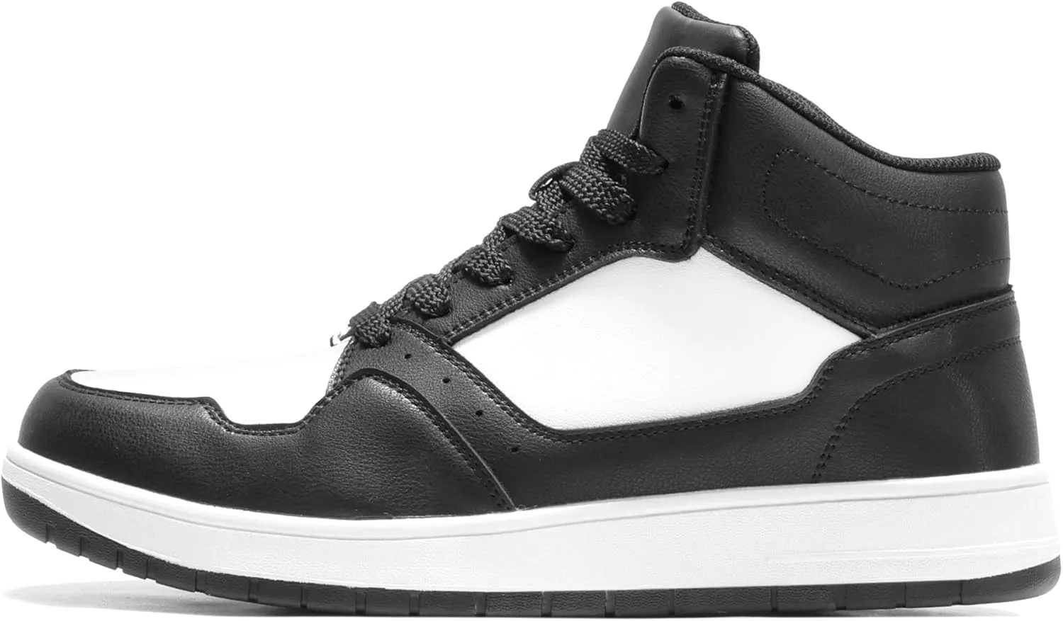 Furuian High Top Steel Toe Shoes for Men Comfortable Safety Shoes Lace Up Work Shoes