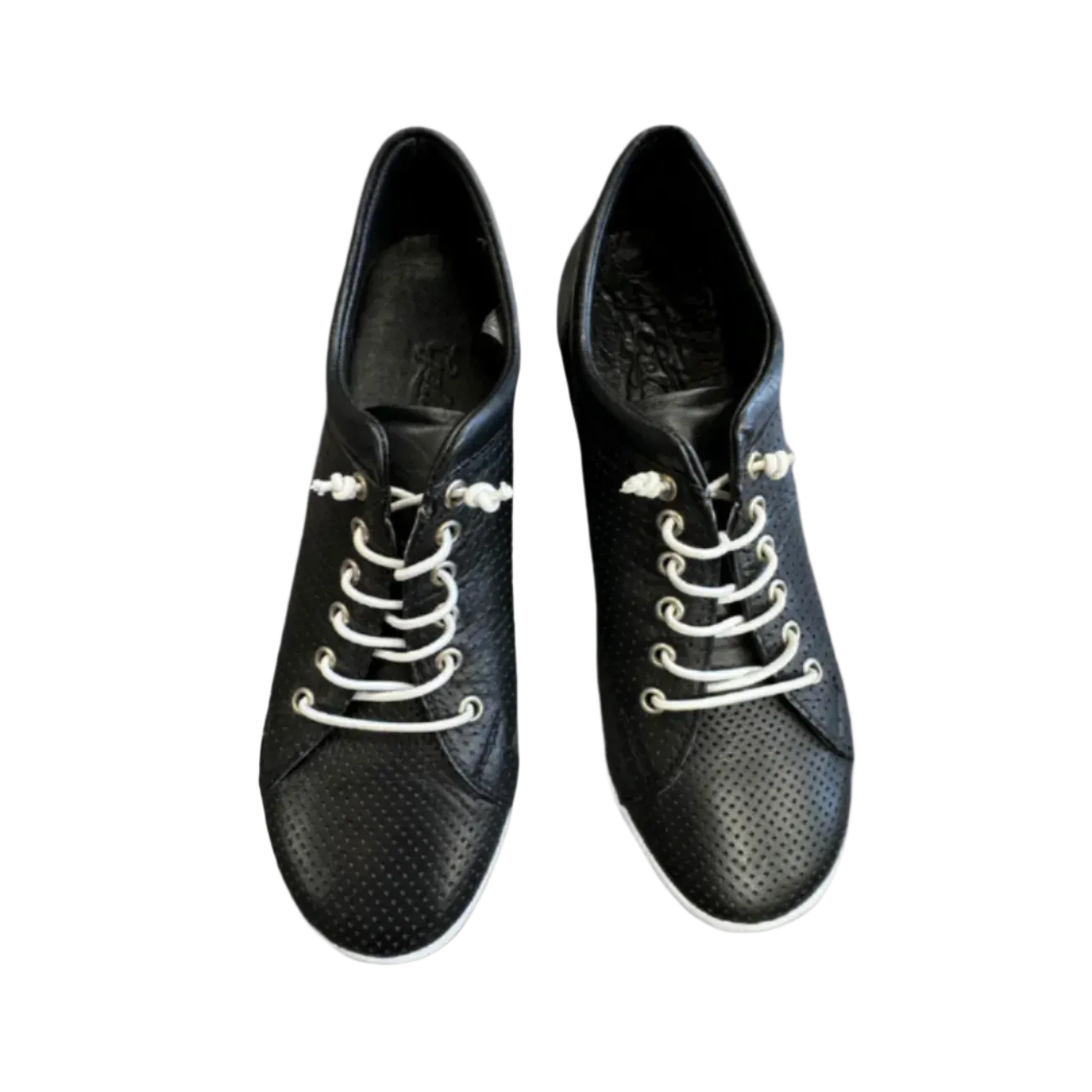 GELATO TEEJAY LEATHER SLIP ON BLACK (CLEARANCE FINAL SALE)