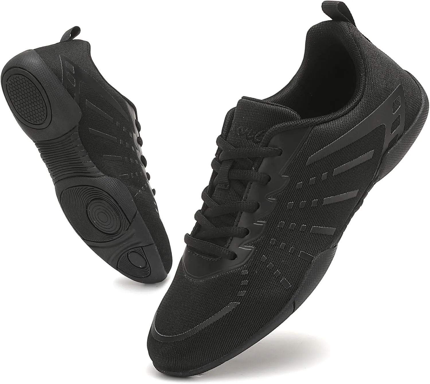 Girls Black Cheer Shoes Lightweight Cheerleading Shoes Youth Cheer Competition Sneakers Athletic Training Dance Tennis Walking Shoes Size Little Kid 13 to Women Size 10