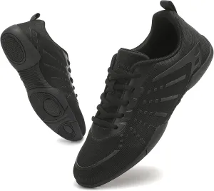 Girls Black Cheer Shoes Lightweight Cheerleading Shoes Youth Cheer Competition Sneakers Athletic Training Dance Tennis Walking Shoes Size Little Kid 13 to Women Size 10