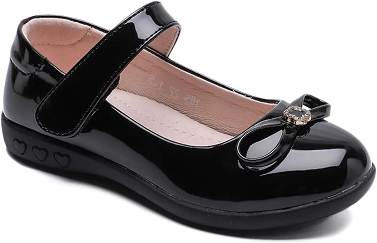 Girls Dress Shoes for School Wedding Church Party Leather Flats Princess Shoes Toddler/Kids