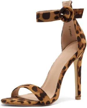 Herstyle Charming Womens Heeled Dress Sandals Open Toe Ankle Strap High Stiletto Wedding Party Pump Shoes