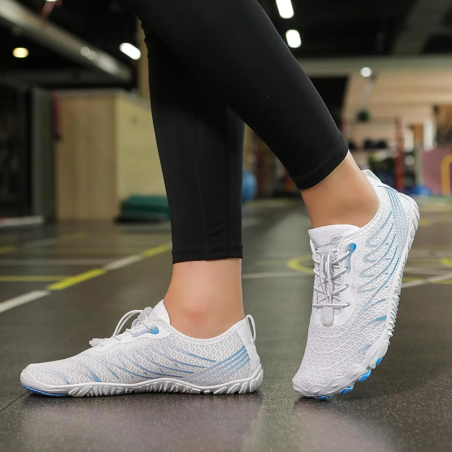 Hike Barefoot Shoes for Women Men Quick Dry Waterproof Barefoot Footwear Anti-Slip Grounding Shoes Running Healthy Athletic Sneaker Lightweight Beach Swim Outdoor Shoe