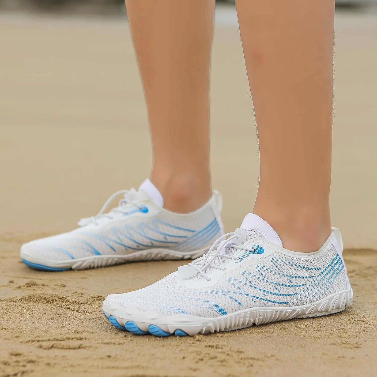 Hike Barefoot Shoes for Women Men Quick Dry Waterproof Barefoot Footwear Anti-Slip Grounding Shoes Running Healthy Athletic Sneaker Lightweight Beach Swim Outdoor Shoe