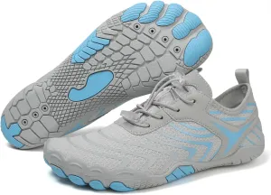 Hike Barefoot Water Shoes for Women Men, Barefoot Shoes with Wide Toe Box, Non-Slip & Quick Dry Breathable Aqua Socks for Beach Pool Aqua Swim Surf Hiking Walking Shoes