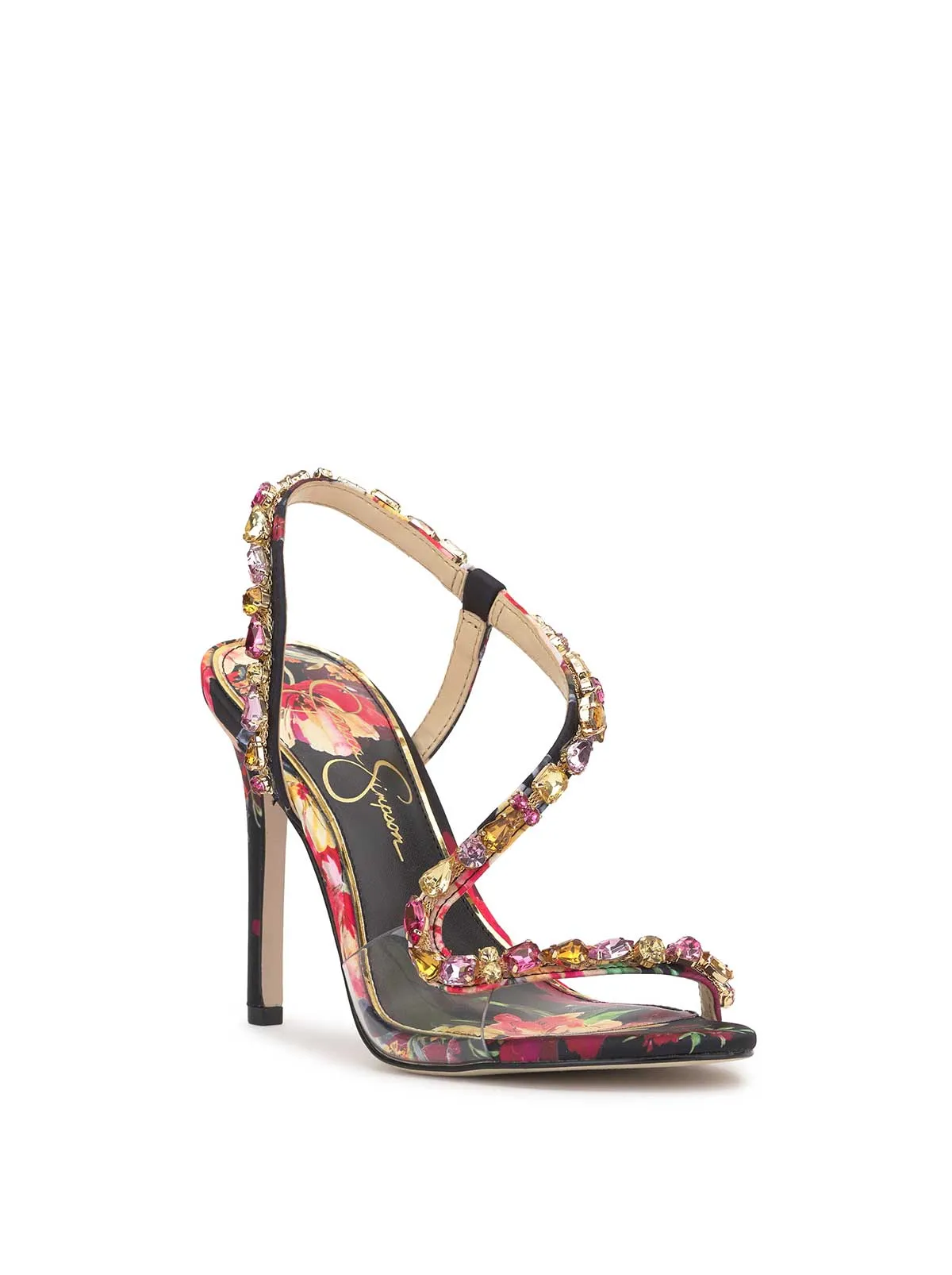 Jaycin High Heel in Black Blossom