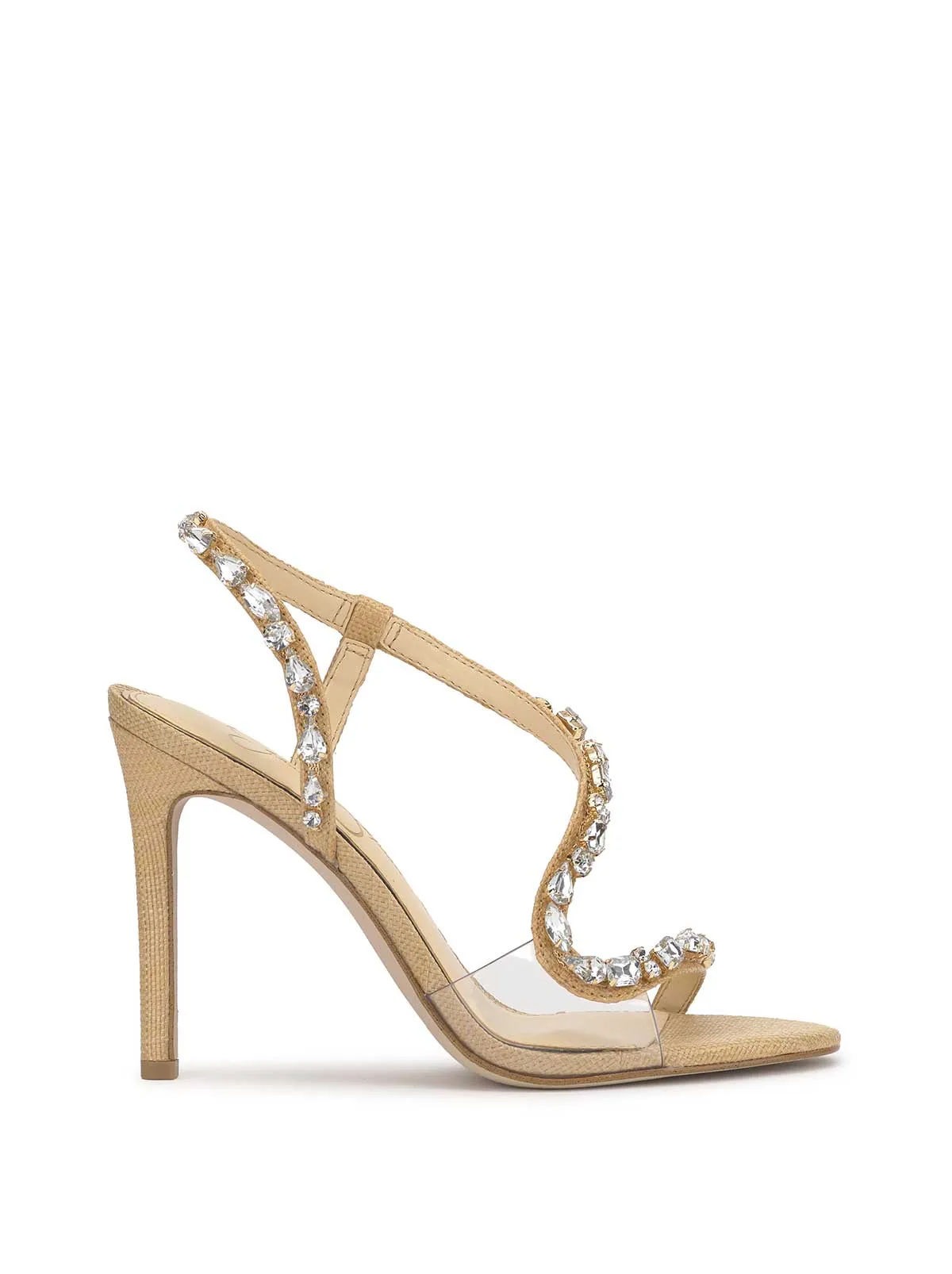 Jaycin High Heel in Natural Raffia