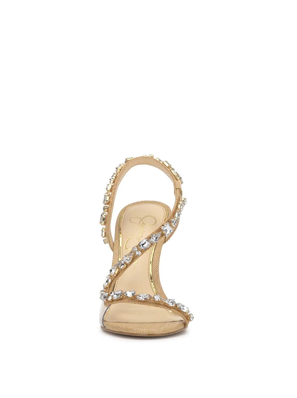 Jaycin High Heel in Natural Raffia