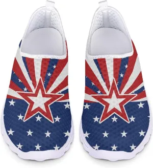 Jeiento Christmas Shoes for Womens Girls Walking Shoes Tennis Shoes Breathable Comfortable Athletic Running Shoe US 5.5-11.5