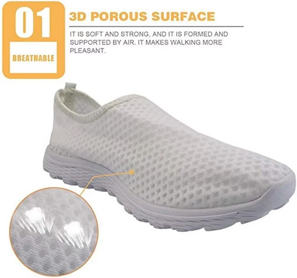 Jeiento Christmas Shoes for Womens Girls Walking Shoes Tennis Shoes Breathable Comfortable Athletic Running Shoe US 5.5-11.5