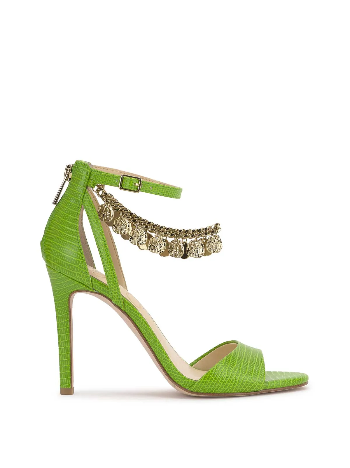 Jetser High Heel in Lizard Green