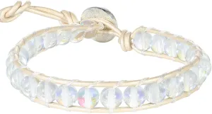 KELITCH Single Wrap Bracelets Flash Crystal Beaded Bracelets Strands Bracelets Women Bangles Cuff Jewelry