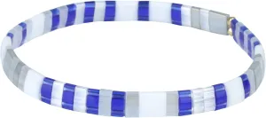 KELITCH Tila Beads Stretch Bracelets Wrap Friendship Bracelets Women Beach Bracelets - Blue 12J