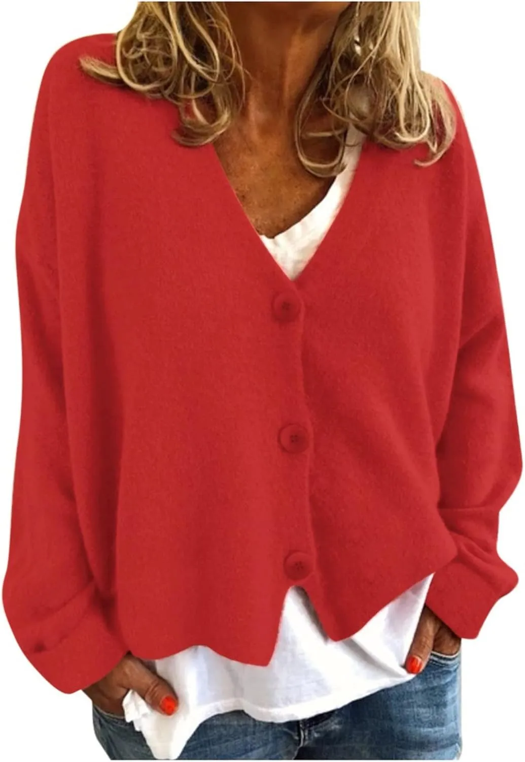 Ladies Cardigan Breasted Knitwear Soild Cardigan Long Loose Winter Overcoats Comfy Boho Athletic Trench Coat Cozy
