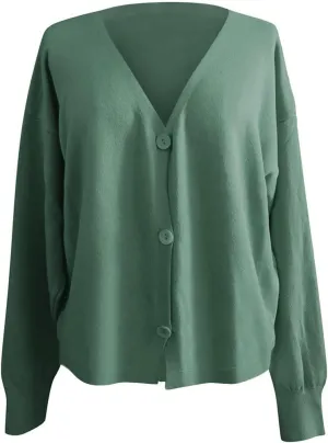 Ladies Cardigan Breasted Knitwear Soild Cardigan Long Loose Winter Overcoats Comfy Boho Athletic Trench Coat Cozy