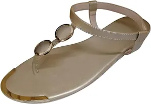 Ladmiple Sandals for Women 2023 Fashion Strappy Crystal Sandals Casual Beach Party Open Toe Flats Sandal Dressy Summer