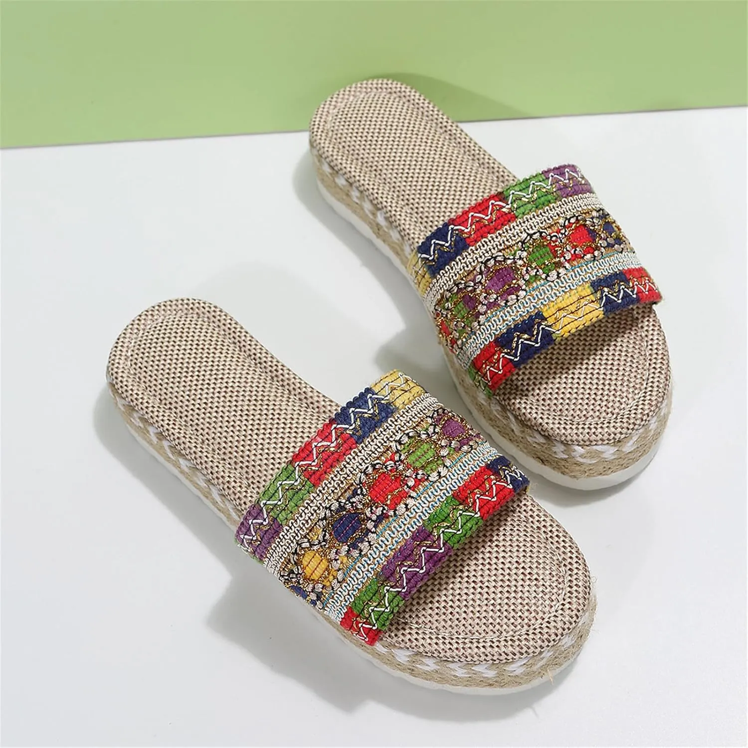 Ladmiple Sandals for Women Dressy Summer,Womens 2023 Cute Bow Knot Beach Comfy Flip Flops Casual Platform Shoes Sandals
