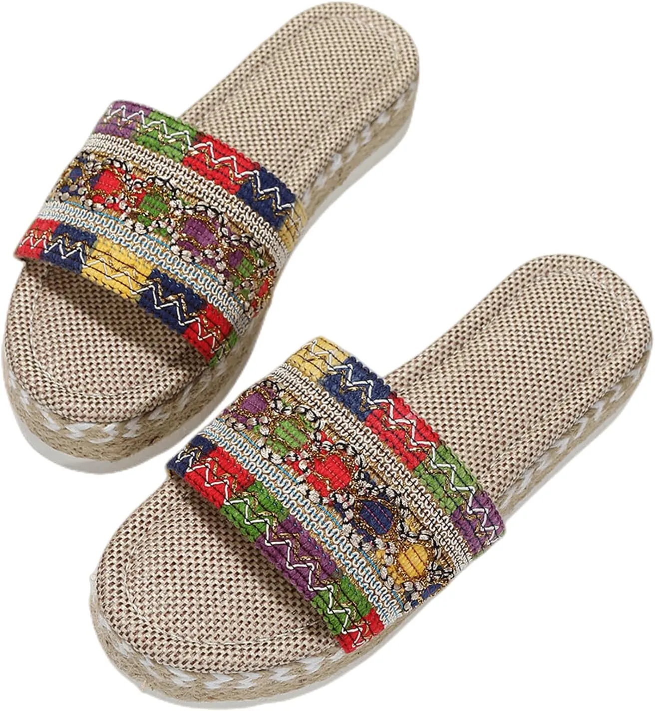 Ladmiple Sandals for Women Dressy Summer,Womens 2023 Cute Bow Knot Beach Comfy Flip Flops Casual Platform Shoes Sandals