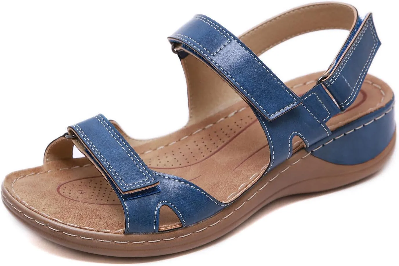 Ladmiple Womens Sandals Dressy Comfortable Summer Flip Flops Arch Support Slipper Beach Roman Open Toe Orthopedic Sandal