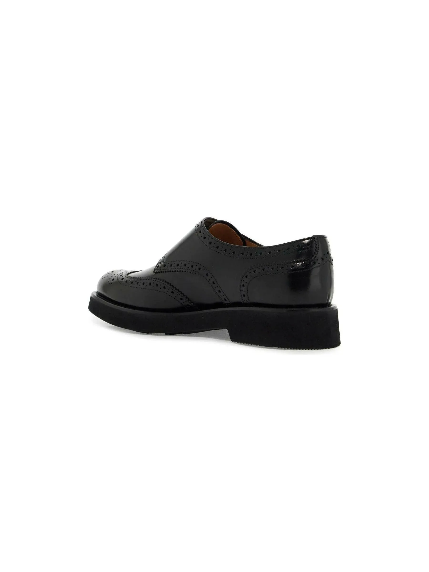Lana Monk Brogue Leather Shoes