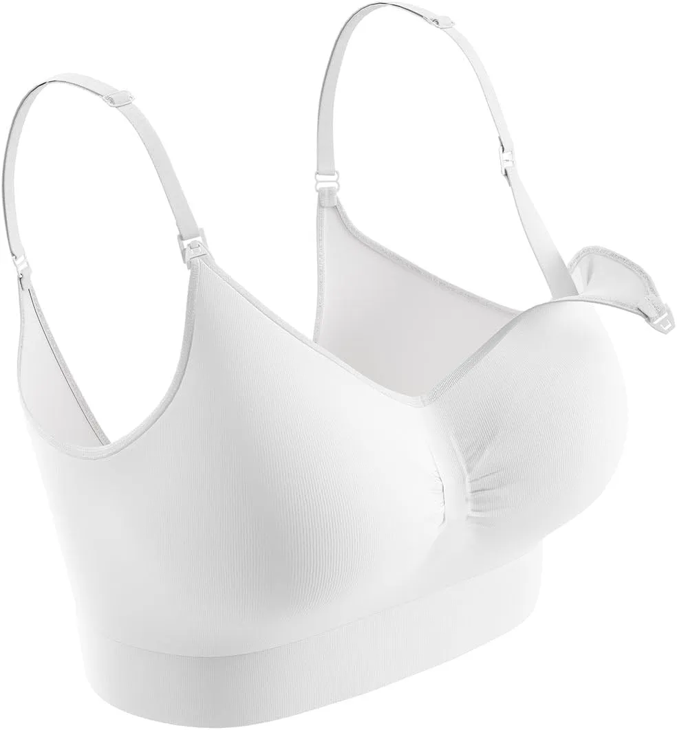 Leonisa Wireless Nursing Bra High-Tech Clip Cup - Maternity Bras Underwear for Women