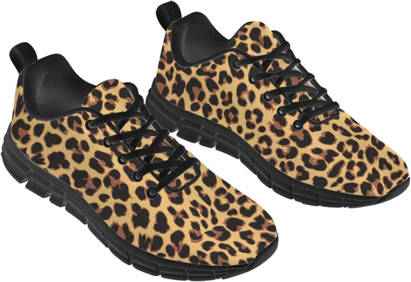 Leopard Print Shoes for Women Men Running Shoes Walking Sneakers Tennis Shoes Gifts for Women Men