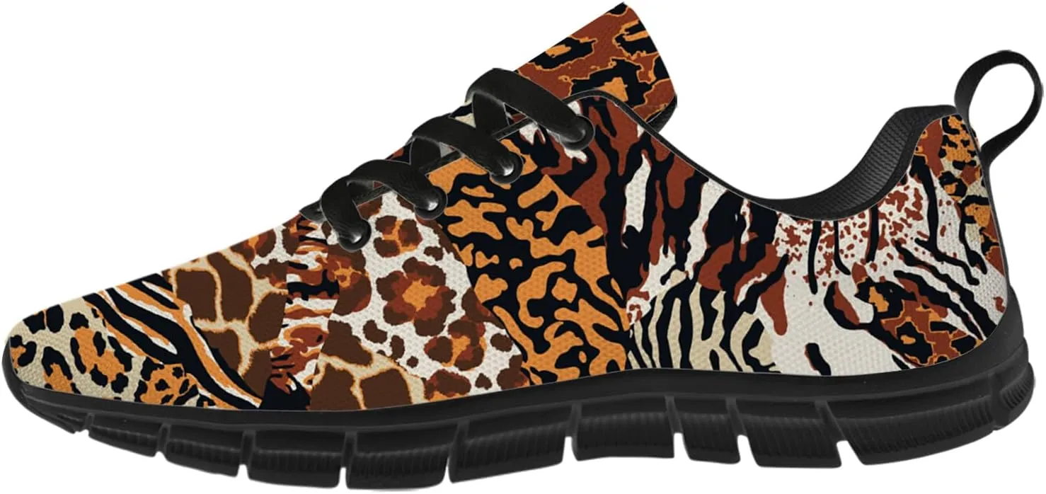 Leopard Print Shoes for Women Men Running Shoes Walking Sneakers Tennis Shoes Gifts for Women Men