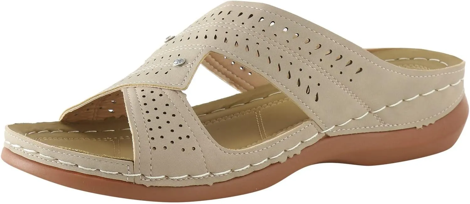 Lightweight Slides Sandals for Women Soft Cushion Fashion Sandals Party Dress Sandals Women's Breathable Sandals