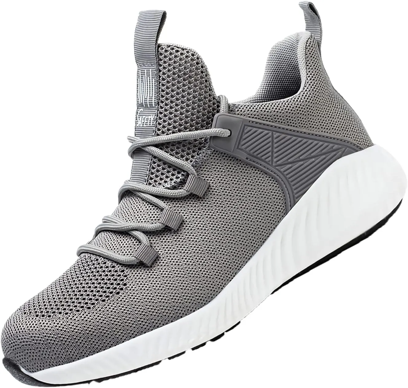 Lightweight Work Safety Sneakers,Work Shoes Provides a Comfortable, Breathable, Long-Term Foot Experience with Flying Woven Upper Material,