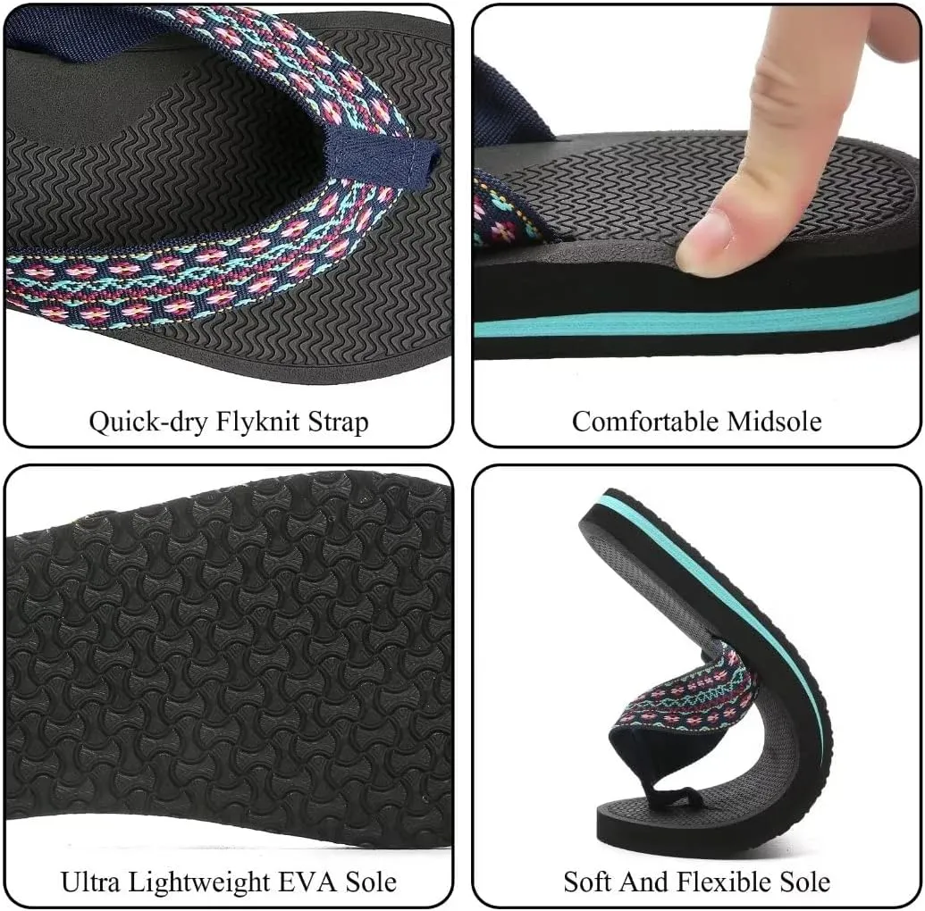 MEGNYA Womens Flip Flops/Sandals/Summer Beach Slippers