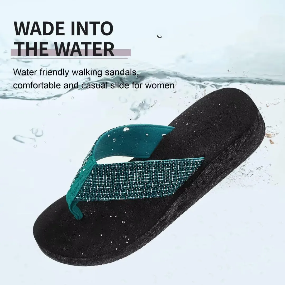 MEGNYA Womens Flip Flops/Sandals/Summer Beach Slippers
