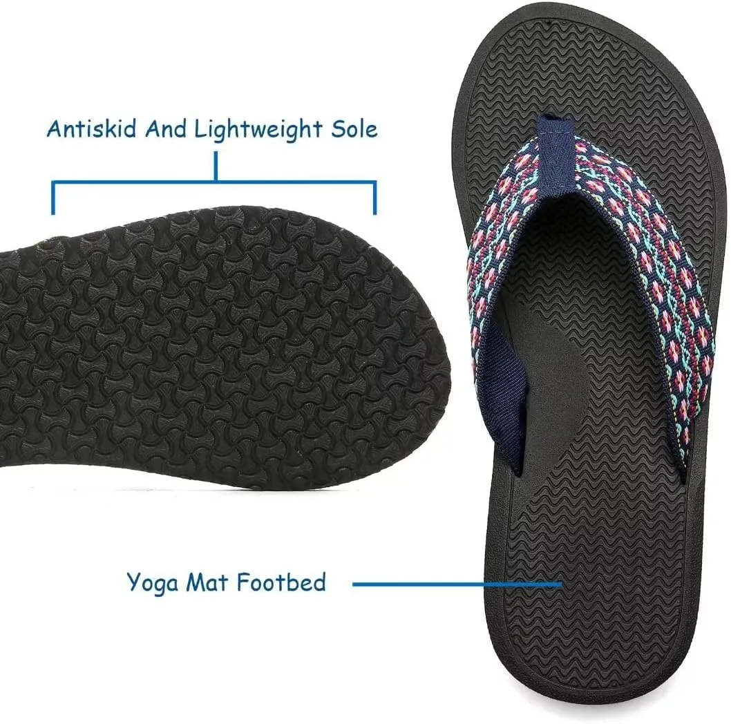 MEGNYA Womens Flip Flops/Sandals/Summer Beach Slippers