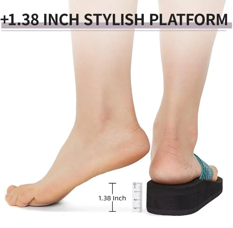 MEGNYA Womens Flip Flops/Sandals/Summer Beach Slippers