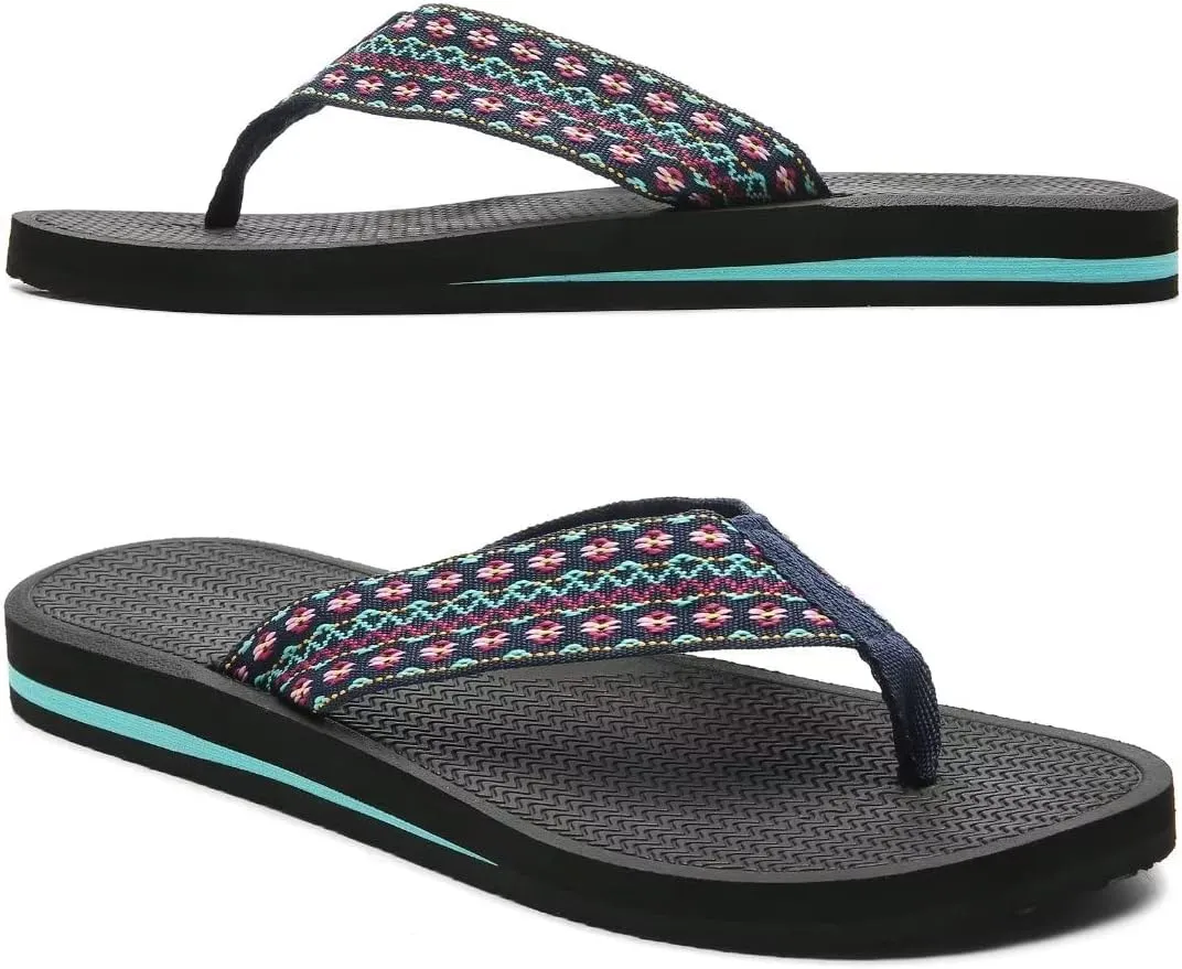 MEGNYA Womens Flip Flops/Sandals/Summer Beach Slippers